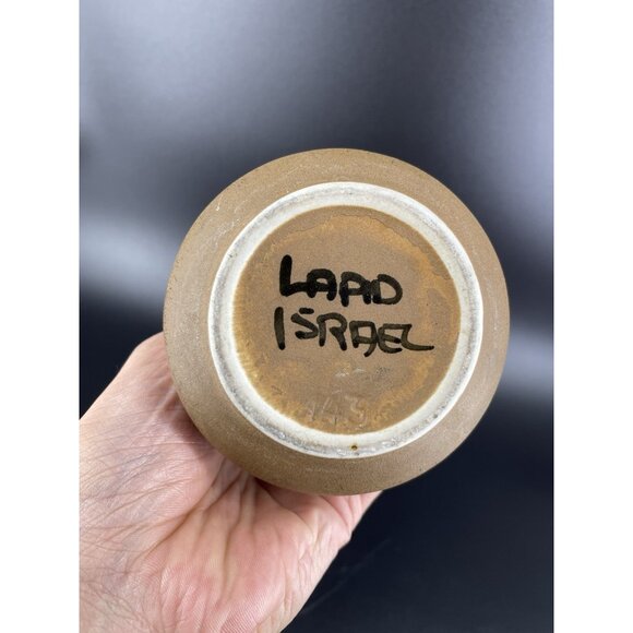 Vintage LAPID ISRAEL MCM Pottery Vase MOD 1960's - Picture 6 of 12